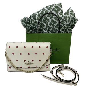BNWT Kate Spade Carson Dottie Ladybug Convertible Shoulder Crossbody Purse